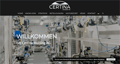 Desktop Screenshot of certina.de